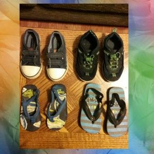Bundle of shoes & flip-flops Boys.